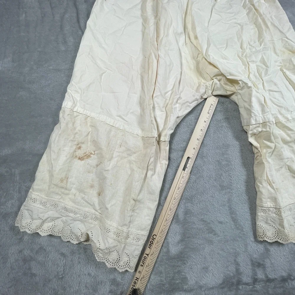 Vintage Raggedy Ann Mask Pantaloons Pants Halloween Scary Horror 1970s Handmade